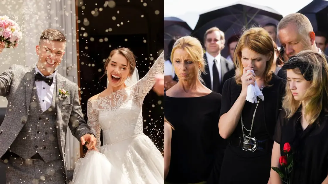 Wedding and a Funeral: Navigating Life’s Most Emotional Contrasts