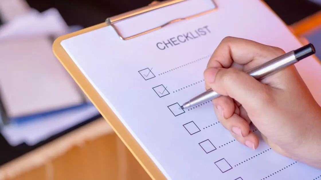 Funeral Reception Checklist